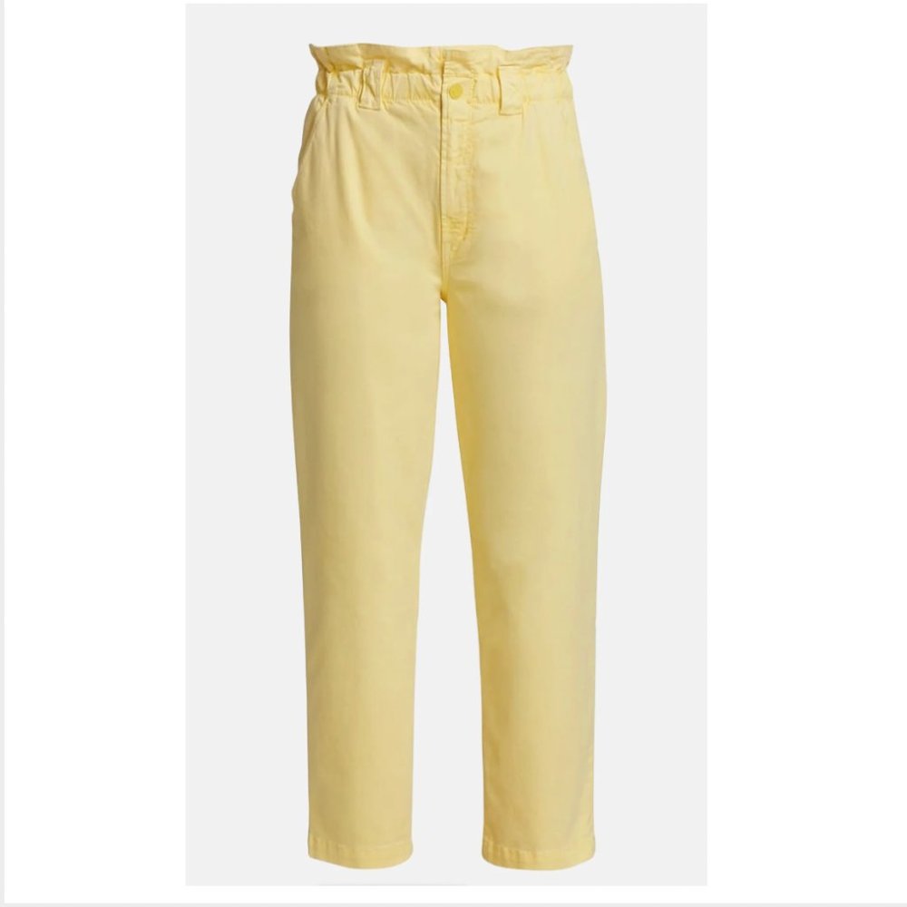 YOYO RUFFLE GREASER ANKLE PANTS GOLDFINCH UNWORN